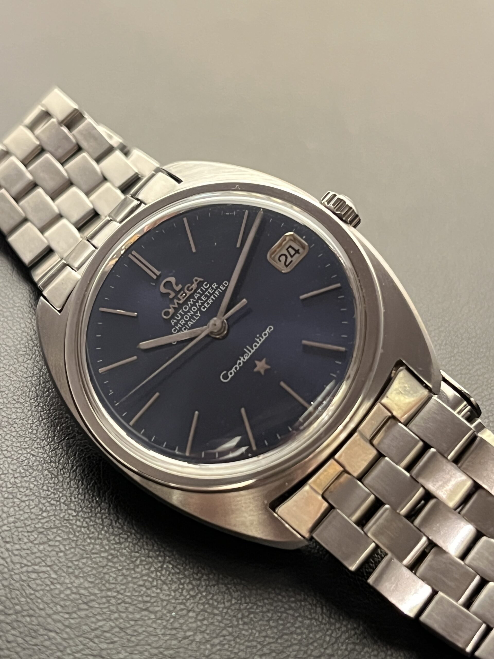 OMEGA CONSTELLATION BLUE DIAL